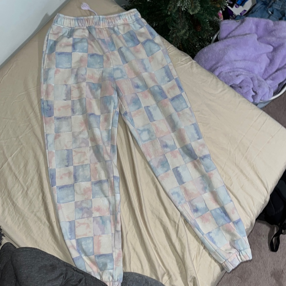 Checkered Lounge Pants Size XS From Wilde Fable